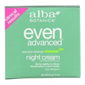 Alba Botanica - Natural Even Advanced Sea Plus Renewal Night Cream - 2 Oz