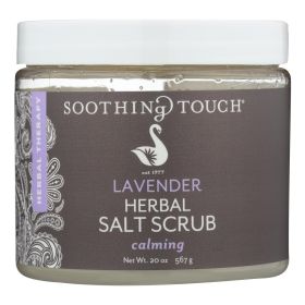 Soothing Touch Salt Scrub - Lavender - 20 Oz