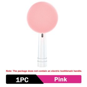 Oral-B Facial Cleansing Brush Head - Waterproof Silicone Face Spin Brush for Deep Cleaning, Exfoliating (Color: 1pc Pink)